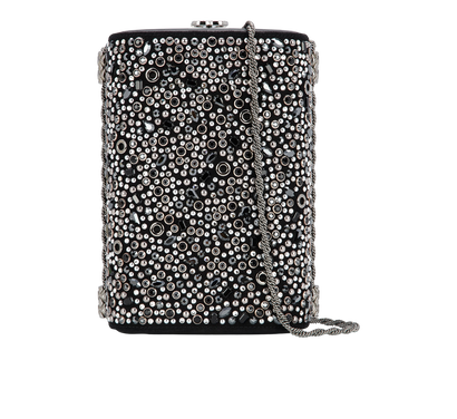 Crystals Embellished Vanity Bag, front view